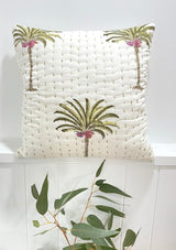 Tropical Green Palm Cushion Cover - Scar & Ko